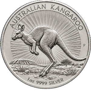 1 OUNCE AUSTRALIAN SILVER KANGAROO (RANDOM YEAR)