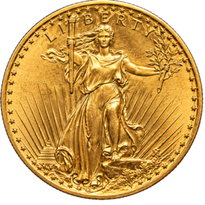 MS64 $20 SAINT GAUDENS GOLD DOUBLE EAGLE