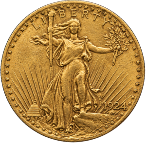 AU $20 SAINT GAUDENS GOLD DOUBLE EAGLE