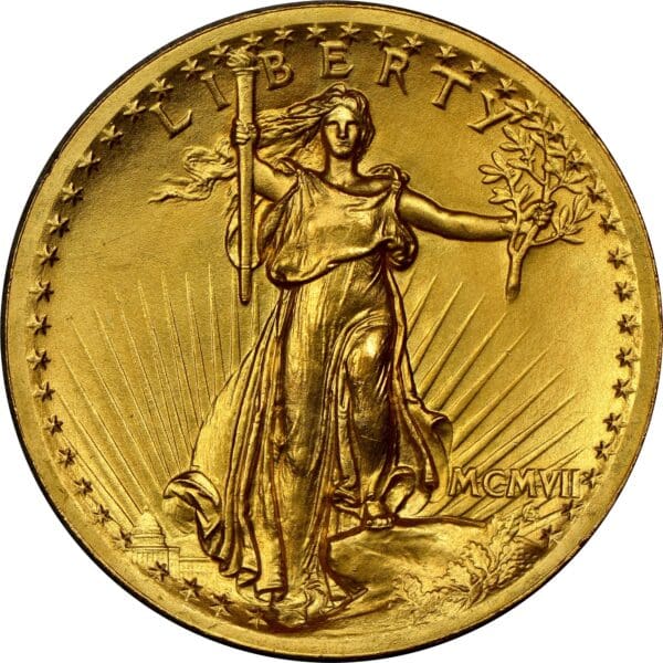 CU $20 SAINT GAUDENS