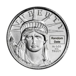 1/10 OUNCE PLATINUM AMERICAN EAGLE (RANDOM YEAR)