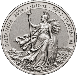 1/10 OUNCE PLATINUM BRITANNIA (RANDOM YEAR)