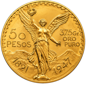 MEXICAN GOLD 50 PESO (RANDOM YEAR)