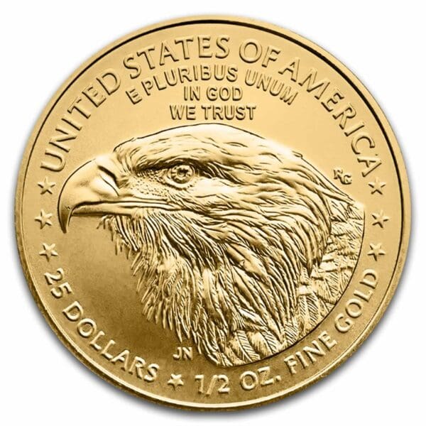 1/2 OUNCE GOLD AMERICAN EAGLE (RANDOM YEAR) - Image 2