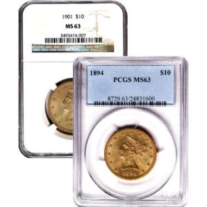 MS63 $10 LIBERTY GOLD EAGLE