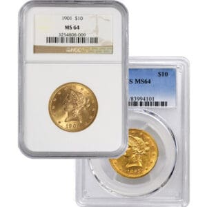 MS64 $10 LIBERTY GOLD EAGLE