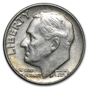 US 90% BU ROOSEVELT DIME (In Increments of $1 Face Value)