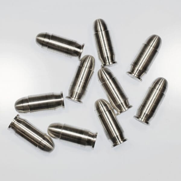 1 OUNCE SILVER BULLET .45 CALIBER ACP - Image 2