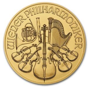 1/10 OUNCE GOLD AUSTRIAN PHILHARMONIC (RANDOM YEAR)