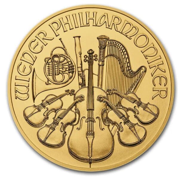 1/10 OUNCE GOLD AUSTRIAN PHILHARMONIC (RANDOM YEAR)