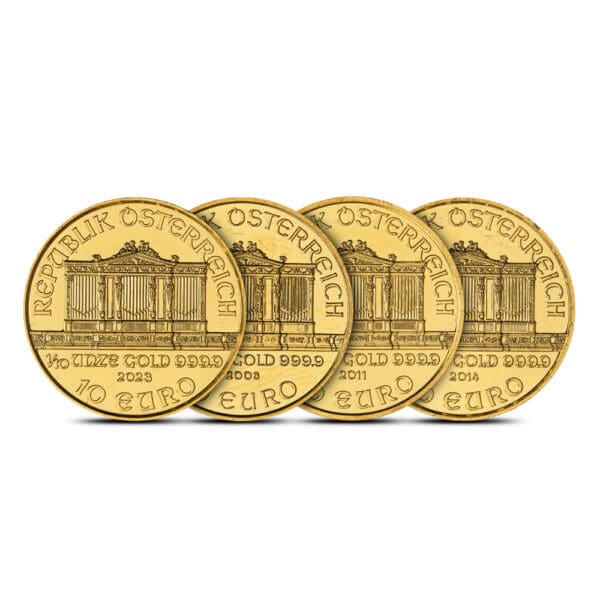 1/10 OUNCE GOLD AUSTRIAN PHILHARMONIC (RANDOM YEAR) - Image 2
