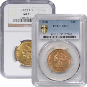 MS61 $10 LIBERTY GOLD EAGLE