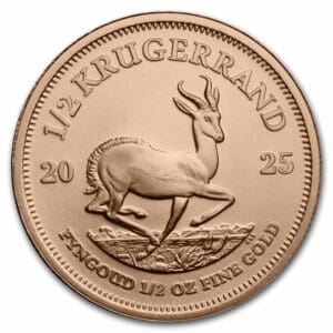 1/2 OUNCE GOLD SOUTH AFRICAN  KRUGERRAND (RANDOM YEAR)