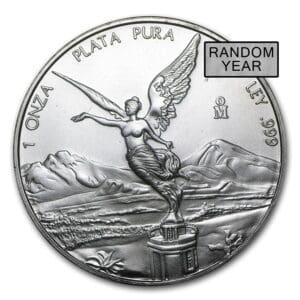 1 OUNCE MEXICAN SILVER LIBERTAD (RANDOM YEAR)