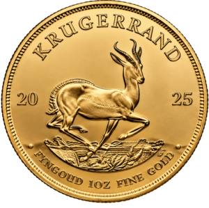 1 OUNCE GOLD SOUTH AFRICAN KRUGERRAND 2025