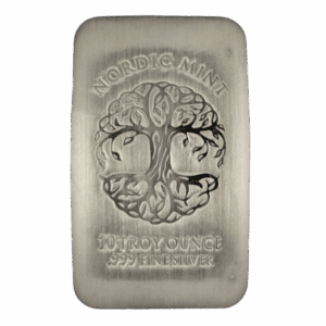 10 OUNCE NORDIC MINT TREE SILVER BAR