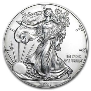 1 OUNCE SILVER AMERICAN EAGLE 2021 TYPE 1