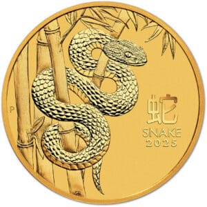 1 OUNCE GOLD AUSTRALIAN LUNAR YEAR OF THE SNAKE 2025