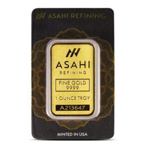 1 OUNCE GOLD ASAHI BAR