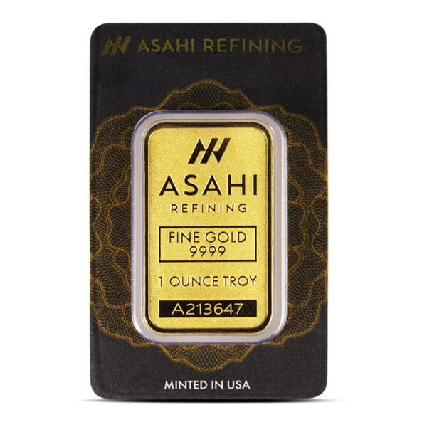 1 OUNCE GOLD ASAHI BAR