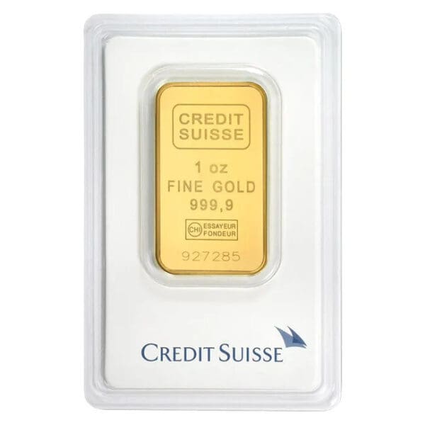 1 OUNCE CREDIT-SUISSE GOLD BAR