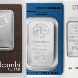 1 OUNCE PALLADIUM BAR (DEALERS CHOICE)