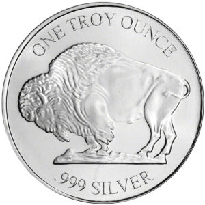 1 OUNCE SILVER BUFFALO ROUND (ASSORTED MINTS)