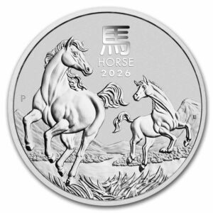 1 OUNCE SILVER AUSTRALIAN LUNAR HORSE 2026