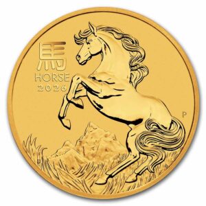 1 OUNCE GOLD AUSTRALIAN LUNAR HORSE 2026