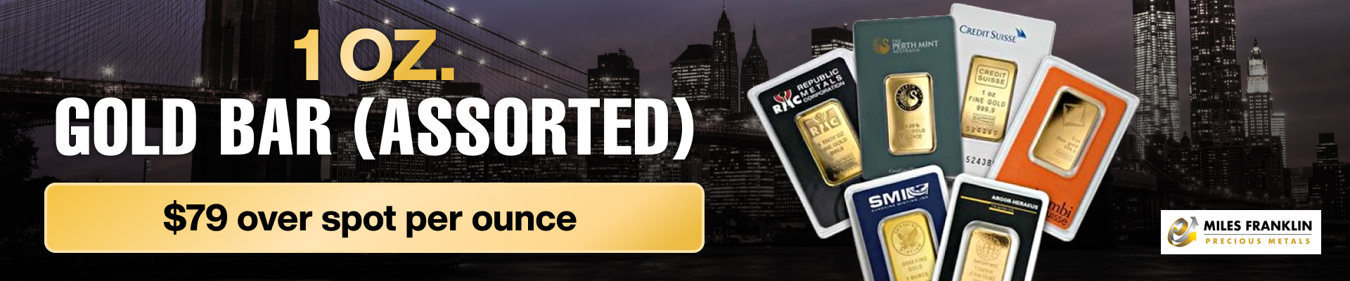 1 oz Gold Bar