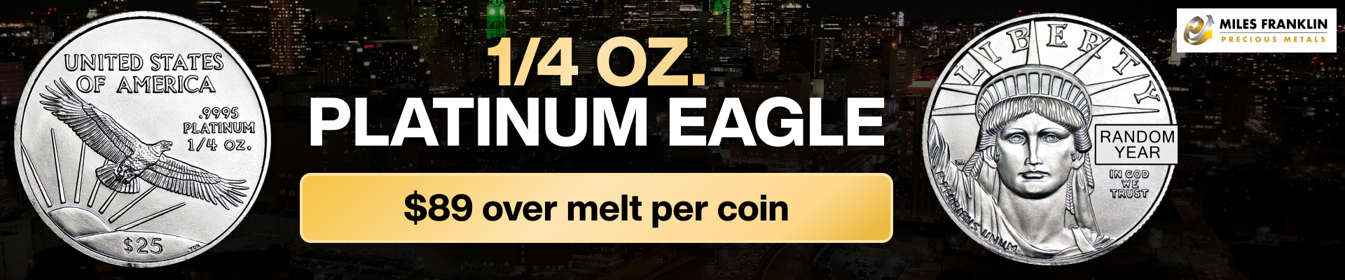 Platinum Eagle 1/4 oz