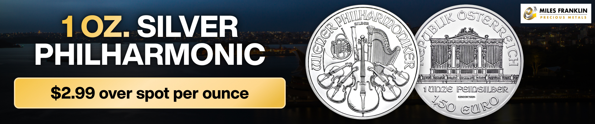 Silver Austrian Philharmonic 1 oz