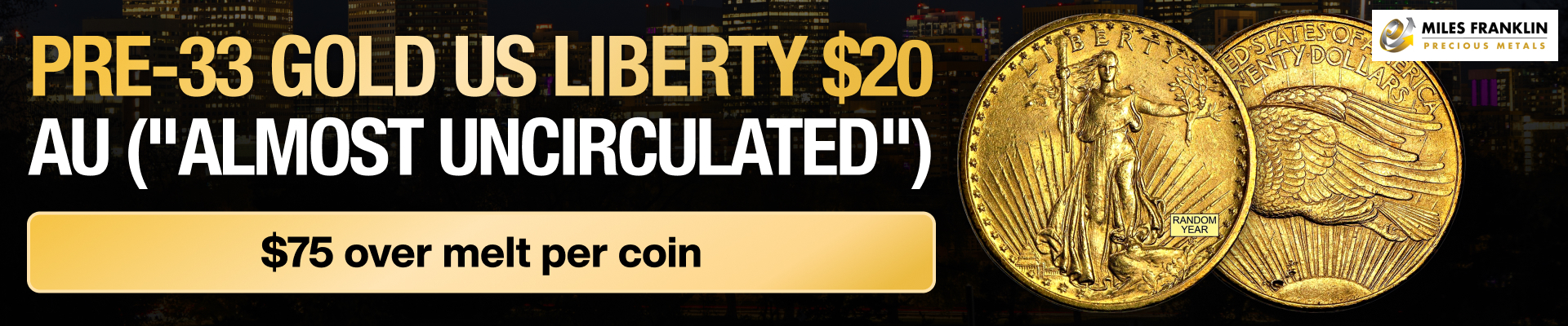 $20 Liberty AU