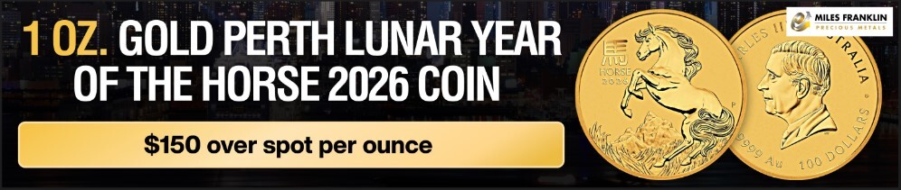 1 Ounce Gold Australian Lunar Horse 2026